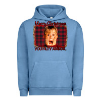 Pigment Pebble Blue Merry Christmas You Filthy Animal Urban Hoodie - Bettercallsaul