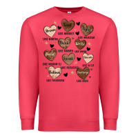 Cardinal black history month hearts Premium Sweatshirt - MaliasSmallBusiness