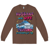 Chestnut husband and wife cruising partners for life Long Sleeve Tee - JahusDesignShop