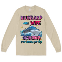 Mushroom husband and wife cruising partners for life Long Sleeve Tee - JahusDesignShop