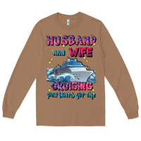Toasted Coconut husband and wife cruising partners for life Long Sleeve Tee - JahusDesignShop