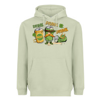 Matcha deink drank drunk st. patrick's day Heavyweight Hoodie - MaliasSmallBusiness