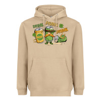 Mushroom deink drank drunk st. patrick's day Heavyweight Hoodie - MaliasSmallBusiness