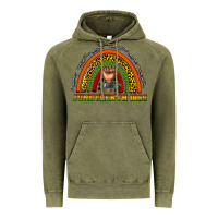 Vintage Olive juneteenth 1865 rainbow Vintage Hoodie - texasbilliewilder