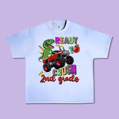 Ready To Crush 2nd Grade Urban Heavy Tee Designed By Zillion Design Studio
