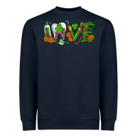 Navy dental love st patricks day Heavyweight Sweatshirt - RanaPortraitStore
