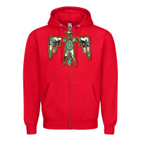 Red thunderbird Zipper Hoodie - JahusDesignShop