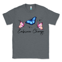Charcoal Heather embrace change Classic Tee - JahusDesignShop