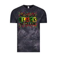 Cloud Black no sugar no cream black Vintage Tee - Zillion Design Studio