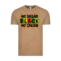 No Sugar No Cream Black Vintage Tee | Teevron