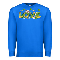 True Royal st patricks love nurse Premium Sweatshirt - MaliasSmallBusiness