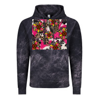 Cloud Black sunflower cowhide Vintage Hoodie - Zillion Design Studio