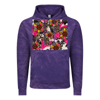 Cloud Purple sunflower cowhide Vintage Hoodie - Zillion Design Studio