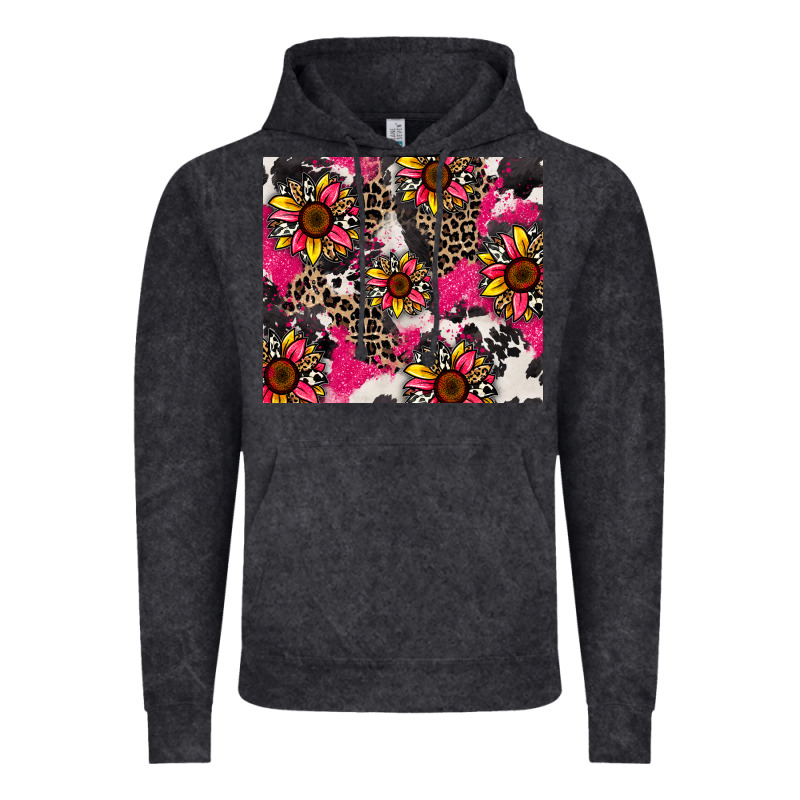 Sunflower Cowhide Vintage Hoodie by Zillion Design Studio | Teevron