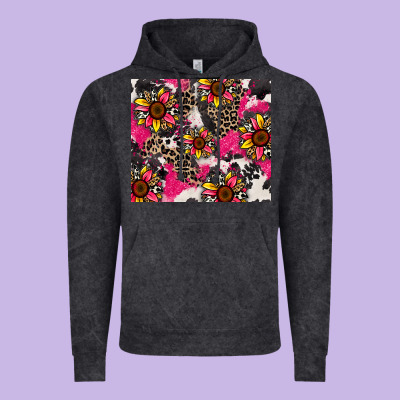 Sunflower Cowhide Vintage Hoodie Designed By Zillion Design Studio