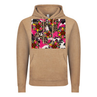 Vintage Coffee sunflower cowhide Vintage Hoodie - Zillion Design Studio