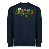 St Patricks Day Lucky Nurse Heavyweight Sweatshirt | Teevron