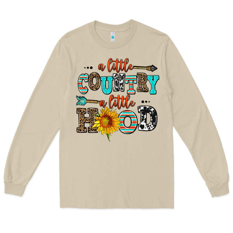 A Little Country A Little Hood Long Sleeve Tee by AdoDesignShop | Teevron
