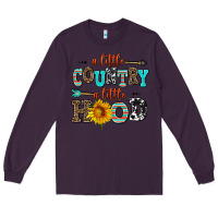 Plum a little country a little hood Long Sleeve Tee - AdoDesignShop