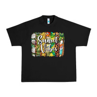 Black sunset vibes brush stroke Urban Heavy Tee - BarkalooDesign