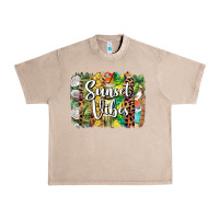 French Oak sunset vibes brush stroke Urban Heavy Tee - BarkalooDesign
