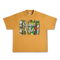 Peanut Butter sunset vibes brush stroke Urban Heavy Tee - BarkalooDesign