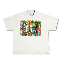 Pistachio sunset vibes brush stroke Urban Heavy Tee - BarkalooDesign