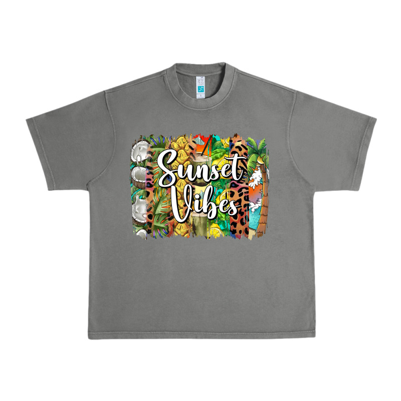 Sunset Vibes Brush Stroke Urban Heavy Tee by BarkalooDesign | Teevron