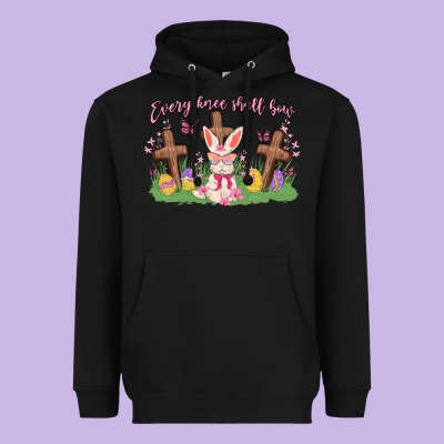 Every Knee Shall Bow Heavyweight Hoodie Designed By Maliassmallbusiness