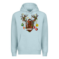 Blue Mist American Football Horn Christmas Premium Hoodie - BundleAndBundleShop