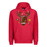 Cardinal American Football Horn Christmas Premium Hoodie - BundleAndBundleShop