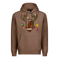 Chestnut American Football Horn Christmas Premium Hoodie - BundleAndBundleShop