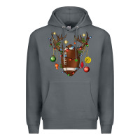 Rock American Football Horn Christmas Premium Hoodie - BundleAndBundleShop