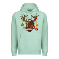 American Football Horn Christmas Premium Hoodie | Teevron