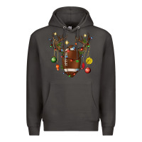 Smoke American Football Horn Christmas Premium Hoodie - BundleAndBundleShop