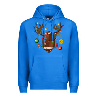 True Royal American Football Horn Christmas Premium Hoodie - BundleAndBundleShop