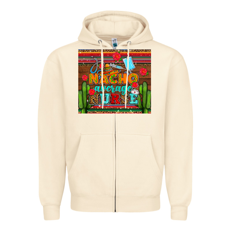 Nacho Average Nurse With Roses Zipper Hoodie by AdoDesignShop | Teevron