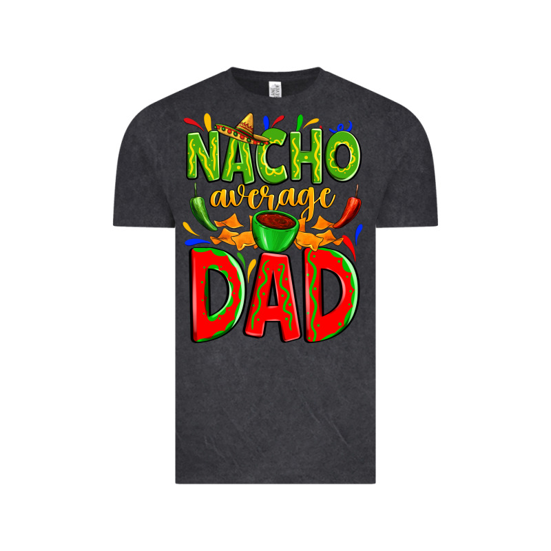 Nacho Average Dad Vintage Tee by Zillion Design Studio | Teevron
