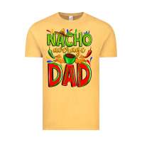 Vintage Mustard nacho average dad Vintage Tee - Zillion Design Studio