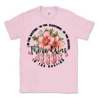 Bubblegum Pink there was jesus Classic Tee - JahusDesignShop