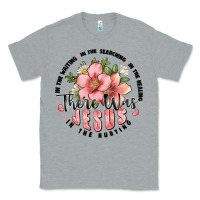 Heather Grey there was jesus Classic Tee - JahusDesignShop