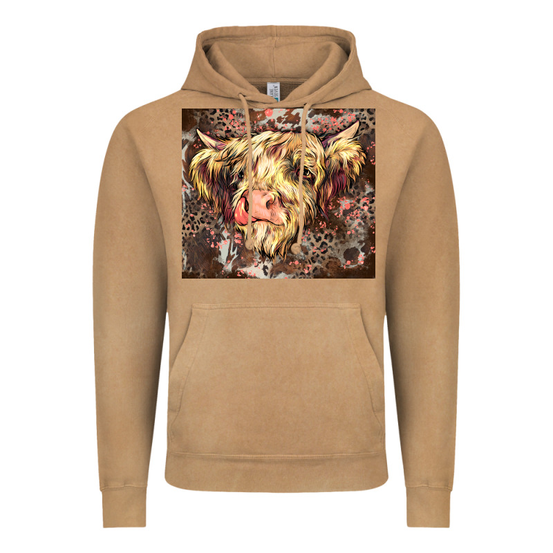 Leopard Cow Vintage Hoodie by Zillion Design Studio | Teevron