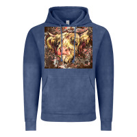 Vintage Denim leopard cow Vintage Hoodie - Zillion Design Studio