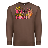 Chestnut just a nail boss building her empire Premium Sweatshirt - MaliasSmallBusiness