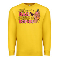 Lemon just a nail boss building her empire Premium Sweatshirt - MaliasSmallBusiness