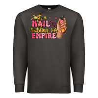Smoke just a nail boss building her empire Premium Sweatshirt - MaliasSmallBusiness