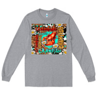 Heather Grey western crawfish Long Sleeve Tee - AdoDesignShop
