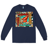 Navy western crawfish Long Sleeve Tee - AdoDesignShop