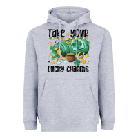 Heather Grey take your lucky charms Heavyweight Hoodie - MaliasSmallBusiness