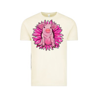 Vintage Arctic pink sunflower pig Vintage Tee - RanaPortraitStore
